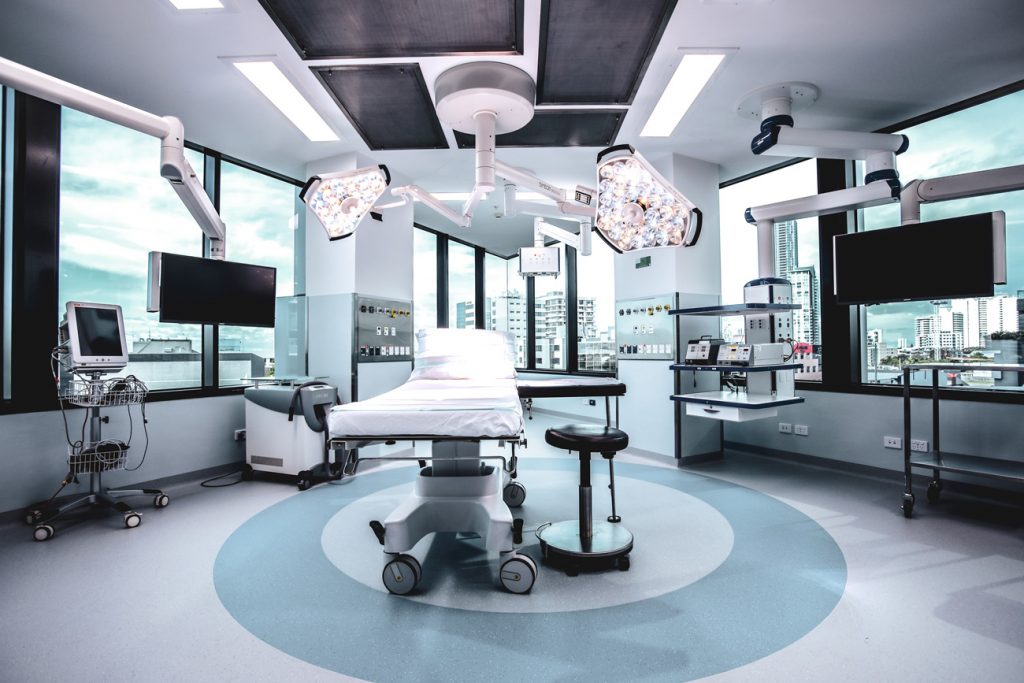 Operating Theatre at MISC designed for USGCTR or Ultrasound Guided Carpal Tunnel Release Surgery